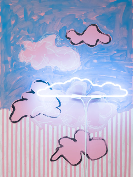 Print: joy studies (cloud cover) by EJ Hill