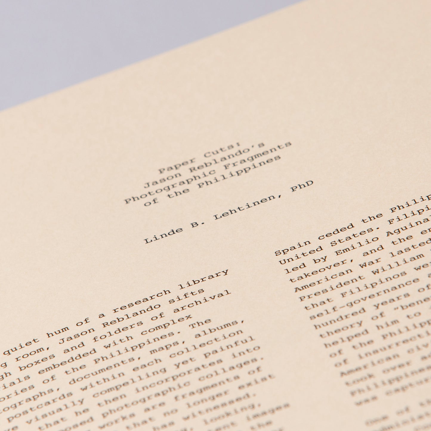 Pre-Order: This is Captured Paper by Jason Reblando